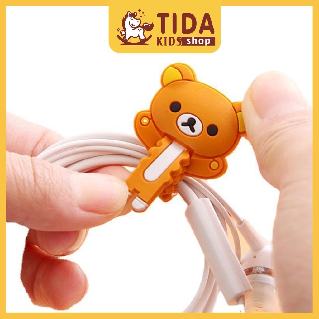 Quấn Bảo Vệ Cáp Sạc, Dây Tai Nghe ⚡ HOT TREND ⚡ Hình Thú Dễ Thương Giá Tốt, Đồ Gia Dụng TiDa Kids Shop