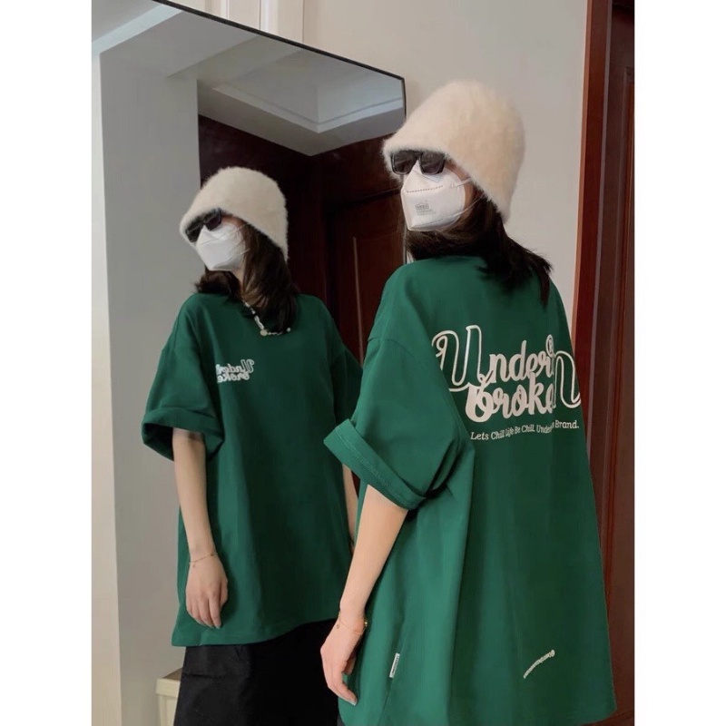 ÁO THUN underbroken bassic local brand, Áo phông tay lỡ tshirt cổ tròn UNISEX nam nữ Cotton over size-Trend Clothing!