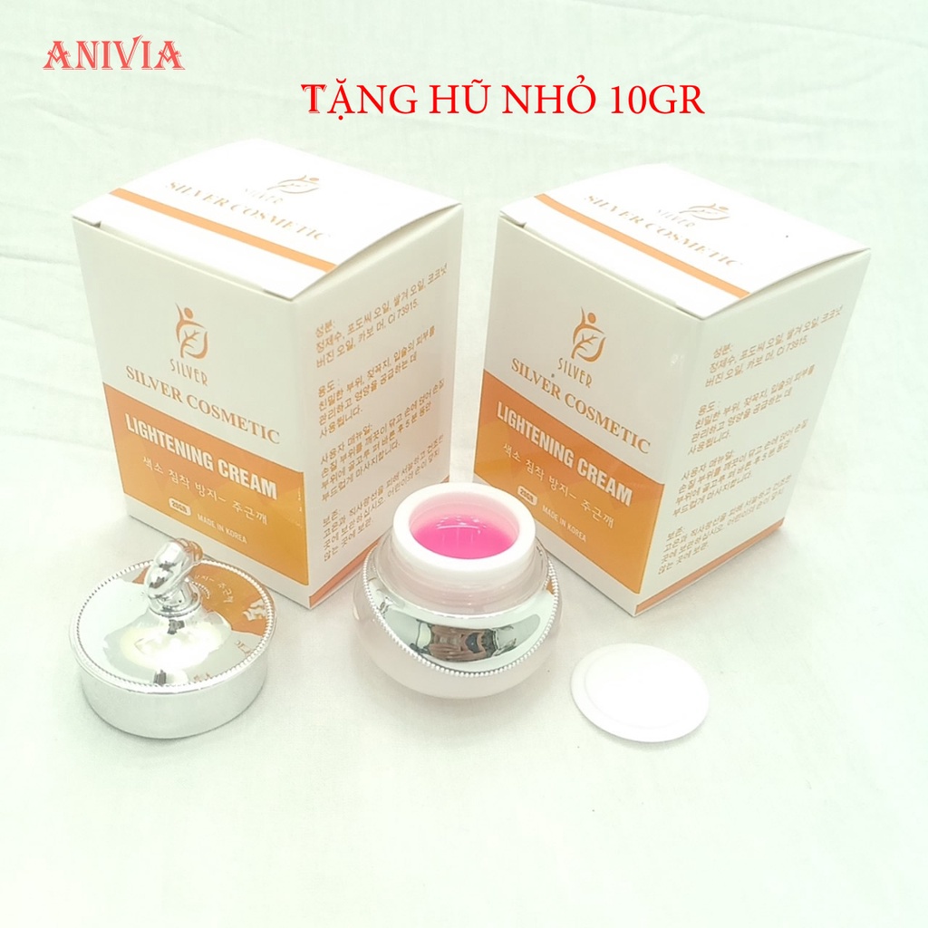 Kem Làm Hồng Nhũ Hoa Và Vùng Kín Hàn Quốc - Kem Hồng Môi SILVER ANIVIA - Trẻ Hóa Vùng Kín Như Gái 18