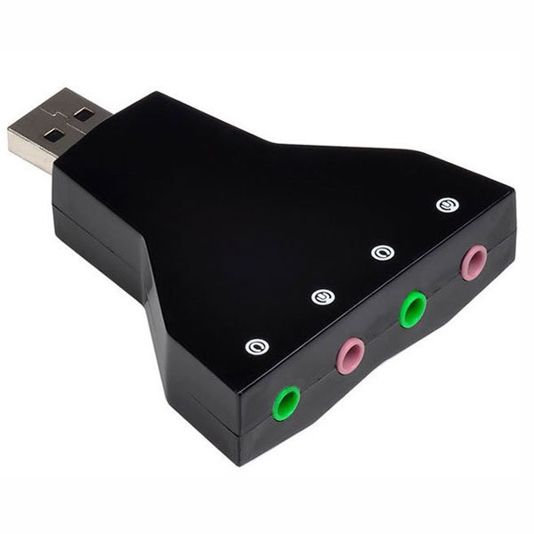 Card Âm Thanh Hình Máy Bay USB Sound Virtual 7.1