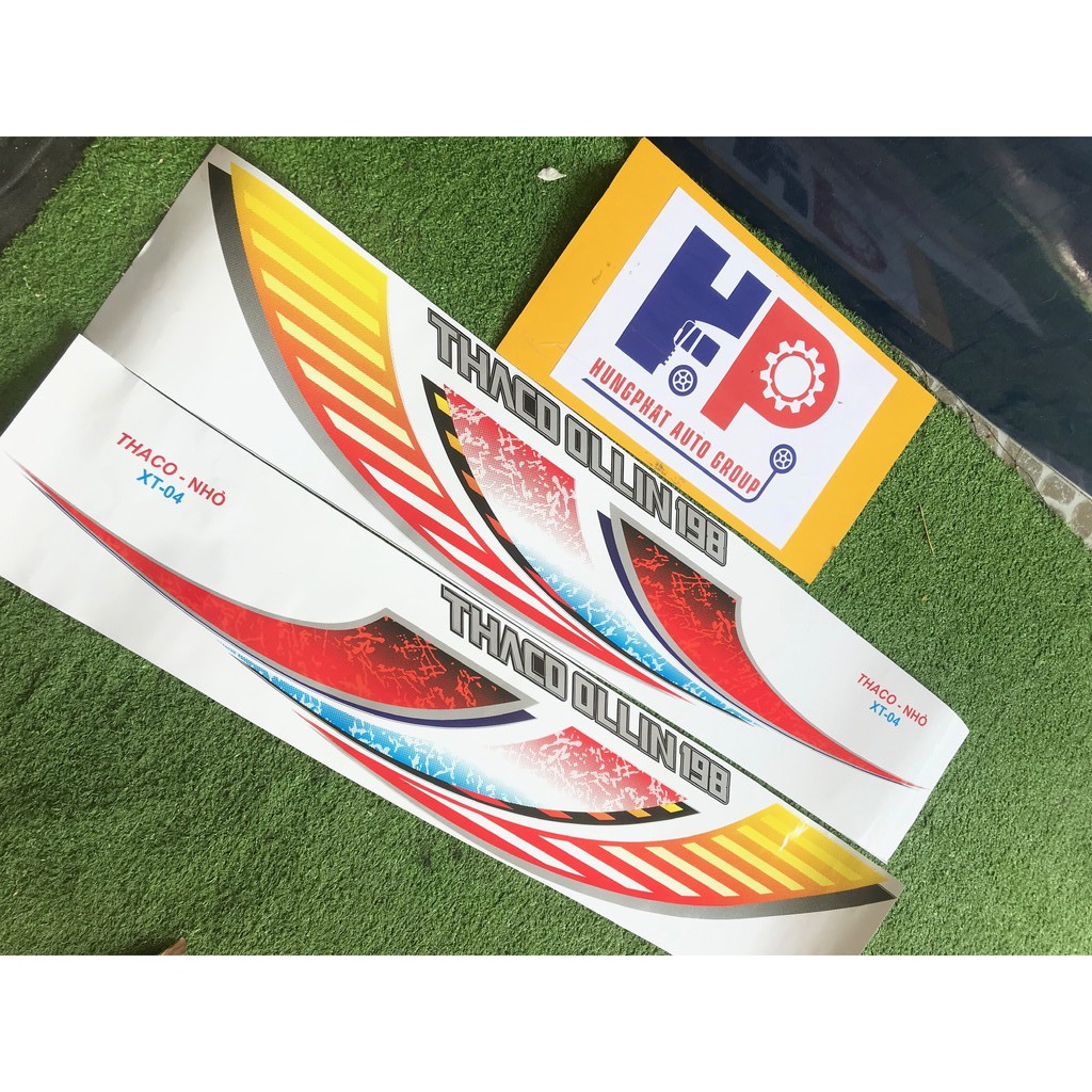 TEM THACO OLLIN 198 - DÀNH CHO XE TẢI - TEM ĐẸP CHUẨN HÃNG