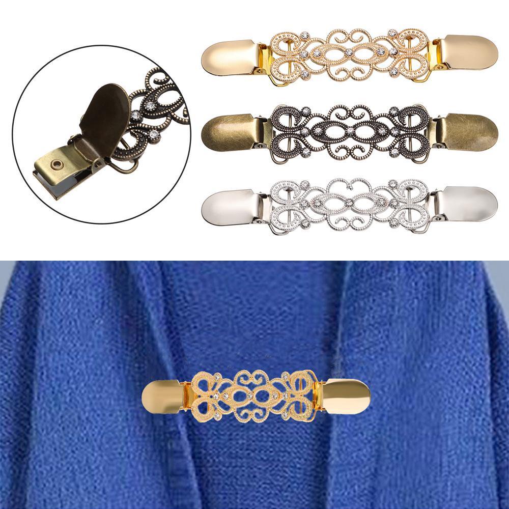 WONDER Kẹp Cài Áo Cardigan Hình Vịt Phong Cách Retro Mùa Đông Mới