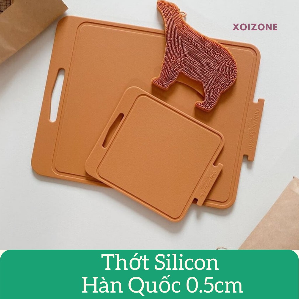 Thớt silicon nội địa Hàn Quốc dày 0.5cm