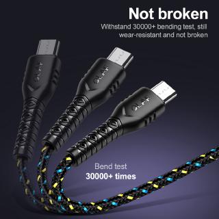 2.4A Quick Charge USB C & Micro USB Charging Cable Fast Charge Data Sync Wire