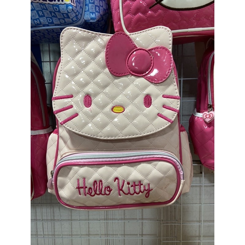 balo hello kitty hs cấp 1 hàng da bóng cao cấp (ảnh thật)