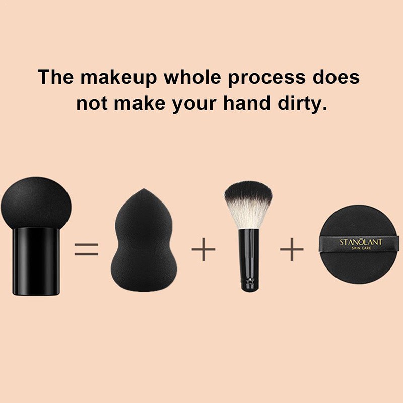 [Hàng mới về] Kem BB dạng cushion cách ly bảo vệ da kèm bông mút hình đầu nấm CHAFFUL | BigBuy360 - bigbuy360.vn