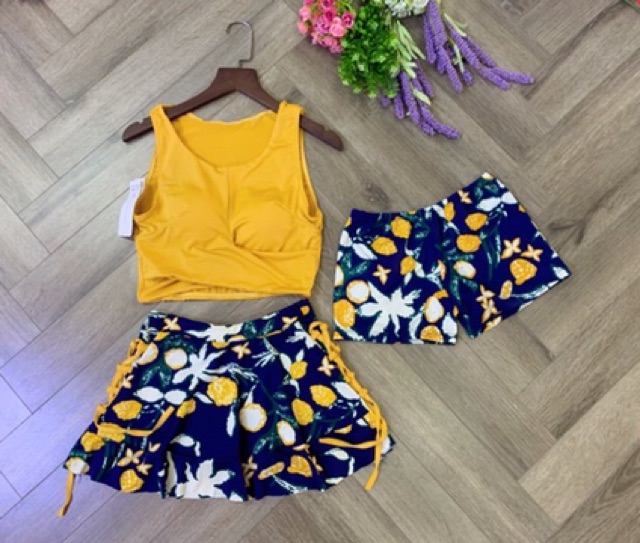 Bán Sỉ Set bộ bơi 3 mảnh(áo+chân váy+quần) | BigBuy360 - bigbuy360.vn