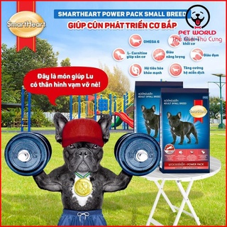 Thức ăn hạt chó SmartHeart Power Pack Small Breed 10KG
