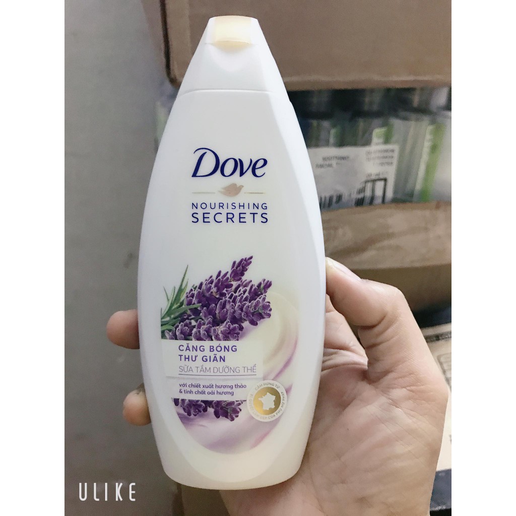 hàng khuyến mãi - sữa tắm dưỡng thể Dove căng bóng thư giãn 120g