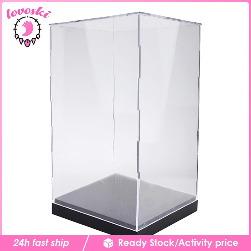 Hộp trong suốt trưng bày mô hình xe hơi 25cm