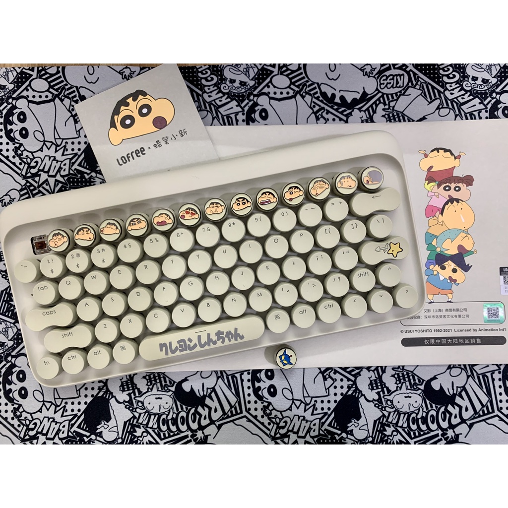 Bàn phím cơ Bluetooth Lofree phiên bản Shin cậu bé bút chì