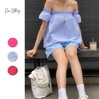Áo Trễ Vai Bẹt Vai Tay Bồng Tay Phồng Đen Clothing [Butterfly Top] Công Sở Đi Chơi Siêu Xinh