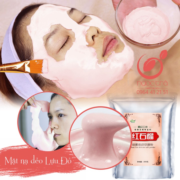 Bột mặt nạ dẻo gói 1kg chuyên dụng cho spaa