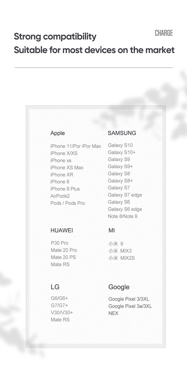 Joyroom Đế Sạc Nhanh Không Dây 15w 2 Trong 1 Cho Samsung Galaxy S7 S6 Edge S8 S9 S10 Plus