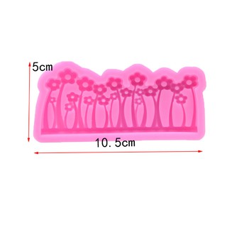 Khuôn silicon 3d - 4d viền hoa cỏ
