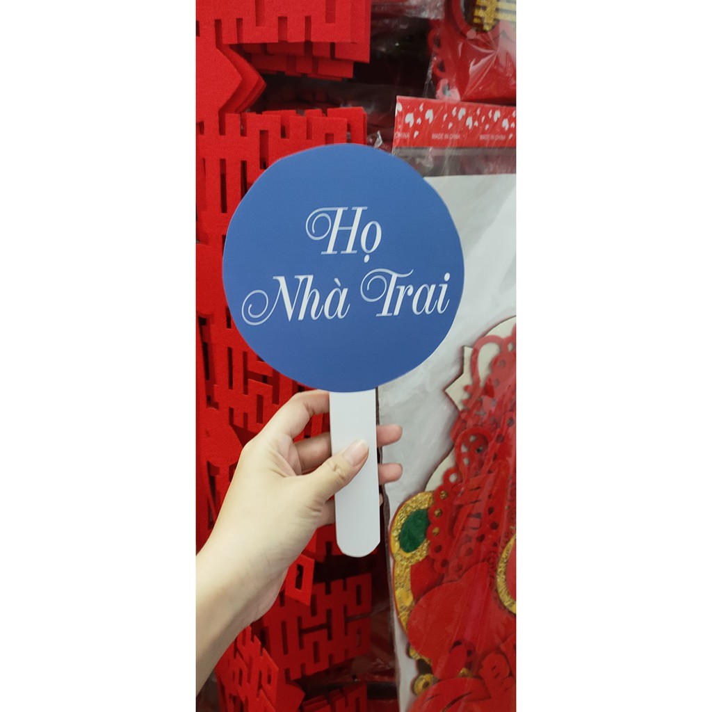 Bảng chụp hình cầm tay _ Hashtag chụp hình đám cưới, đám hỏi, sinh nhật, khai trương, thương hiệu Hafu House M401-450