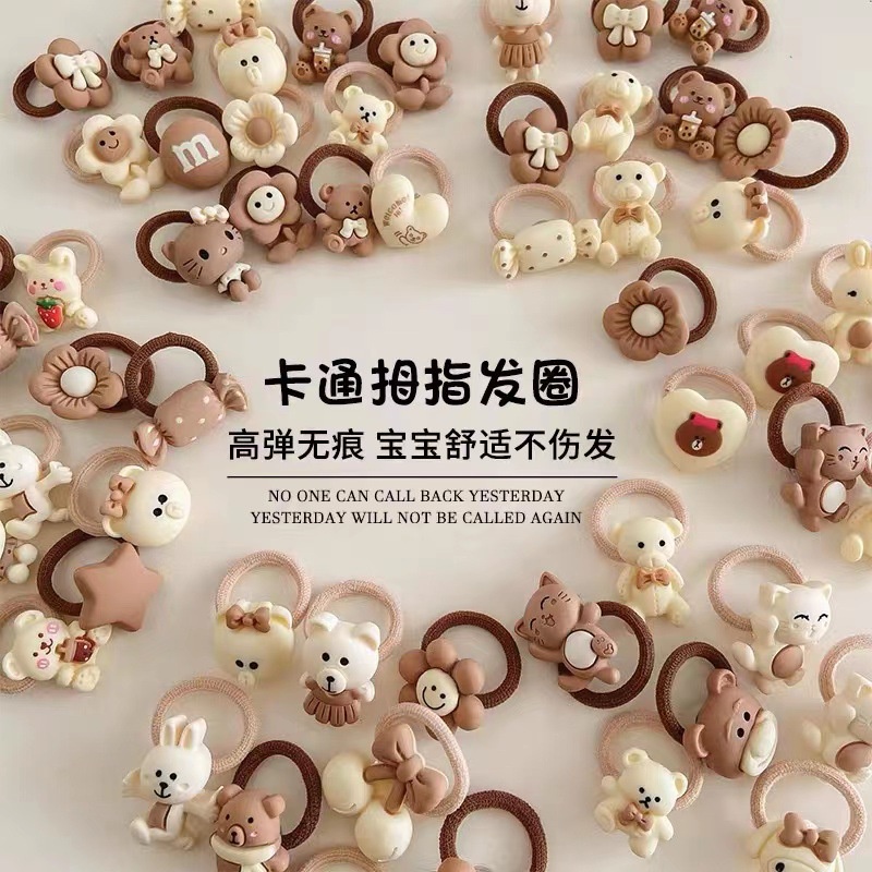 Dây Buộc Tóc Cao Su Hình Nơ Dễ Thương Cho Bé Gái