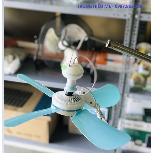 Quạt trần mini QM790 - QUẠT MÀN 4 CÁNH SIZE 17CM-Công suất 8W Điện áp 220V