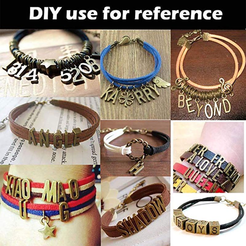 Set 5 Mặt Dây Chuyền Khắc 26 Chữ Cái Tiếng Anh