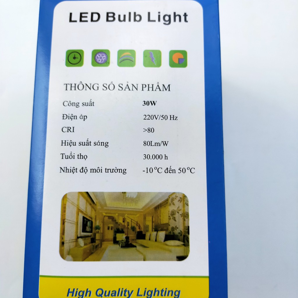 Bóng Đèn LED bulb 30W E27