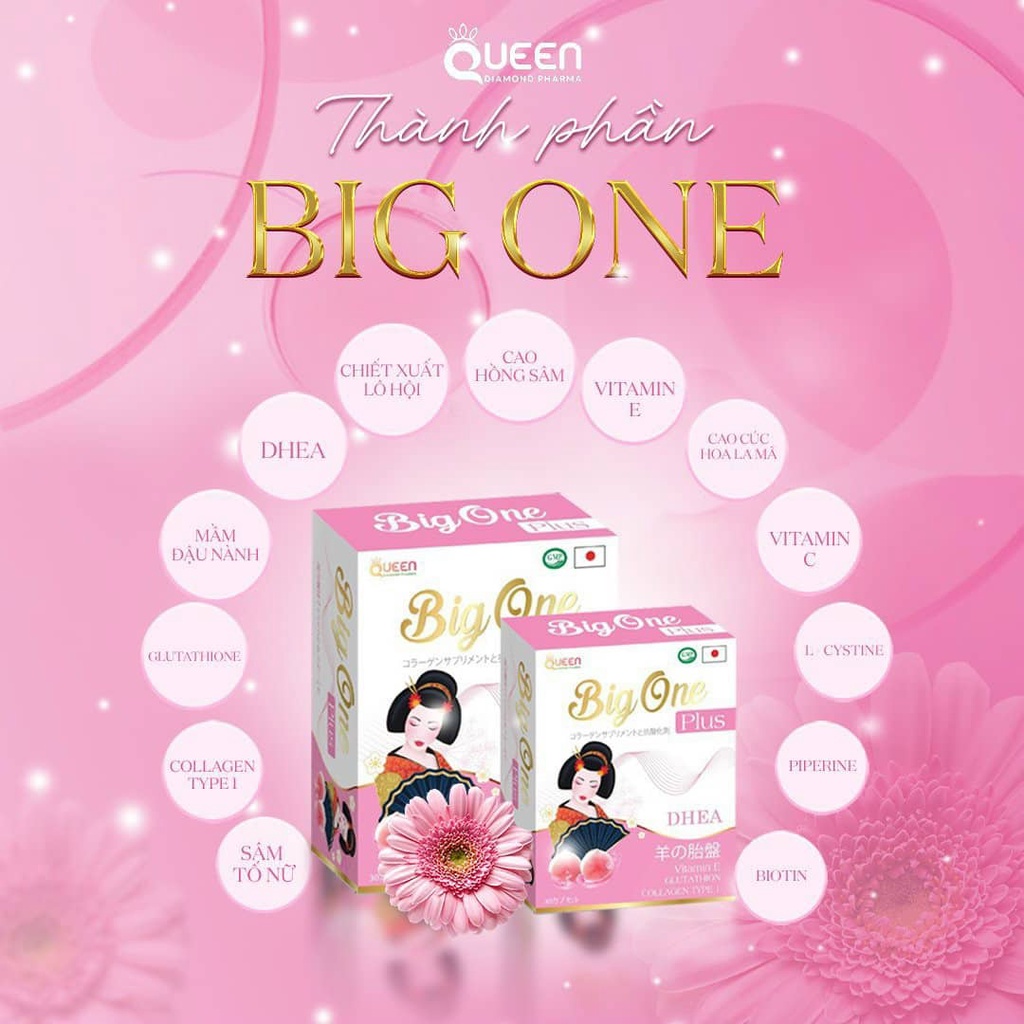 Viên Uống Tăng Vòng1 Big One Plus Nở Ngực Hồng Nhũ Hoa