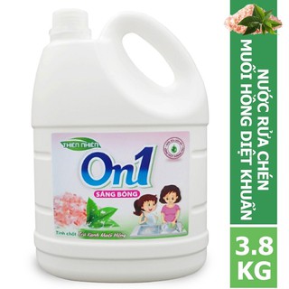 Nước Rửa Chén On1 Muối Hồng Trà Xanh 3.8Kg