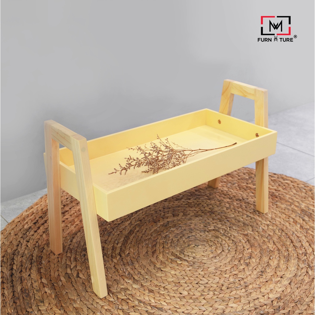 Khay đựng đồ đa năng hàn quốc lắp ráp màu vàng - MW FURNITURE - Nội thất trang trí