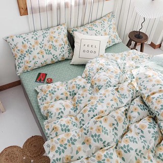 [FLASH SALE] Bộ Chăn Ga Gối Decor Cotton Living Nhập Hàn Quốc - Hàng Cotton Cao Cấp - Cập Nhật Các Màu Cực Chill