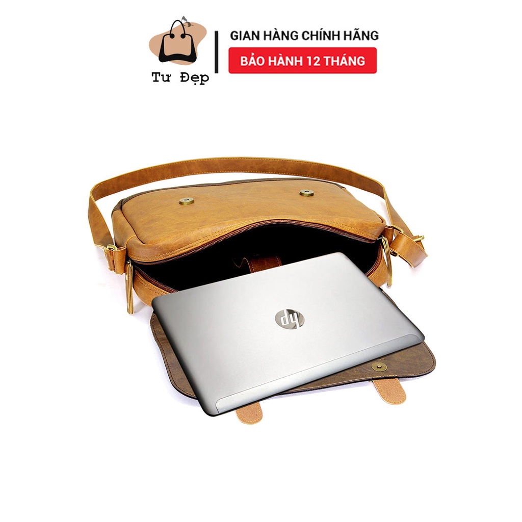 Cặp Da Nam Công Sở Cao Cấp Túi Da Đeo Chéo Nam Đựng Laptop 13 inch Cao Cấp Cặp Xách Công Sở Đựng Tài Liệu Ca 20 | BigBuy360 - bigbuy360.vn