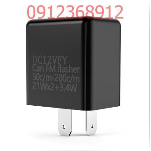 Cục chớp, cục nháy điện tử loại có đèn led flasher dành cho đèn xi nhan xe máy