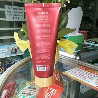 SỮA RỬA MẶT HỒNG SÂM  (Tuýp 170ml)