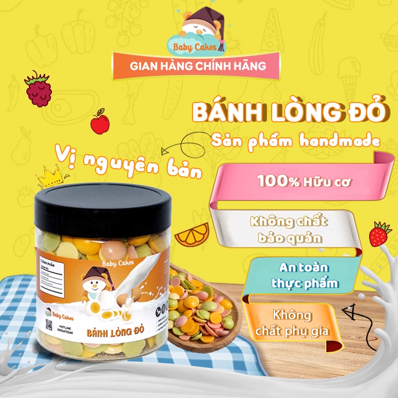 Bánh Ăn Dặm Tốt Nhất Cho Bé Từ 6 Tháng Tuổi Handmade 100% Cao Cấp Baby Cakes