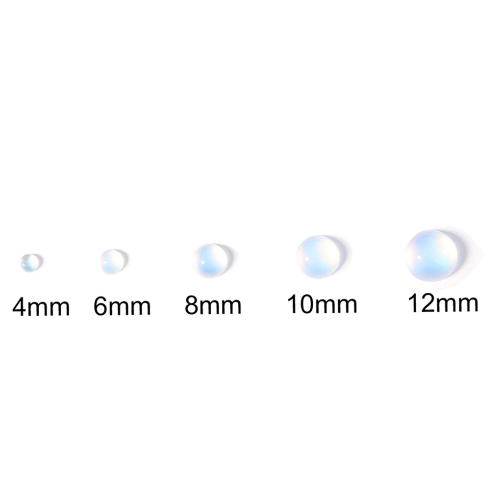 Kẹp Tóc Đính Đá Mắt Mèo Giả 4 / 6 / 8 / 10 / 12mm
