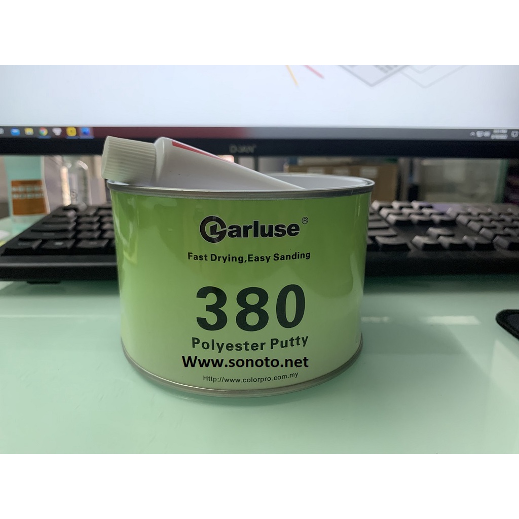 Matit Bả trét đắp Garluse 380 lon 1kg bột bả nền, bột bả sơn ô tô ( Sơn oto xe máy )
