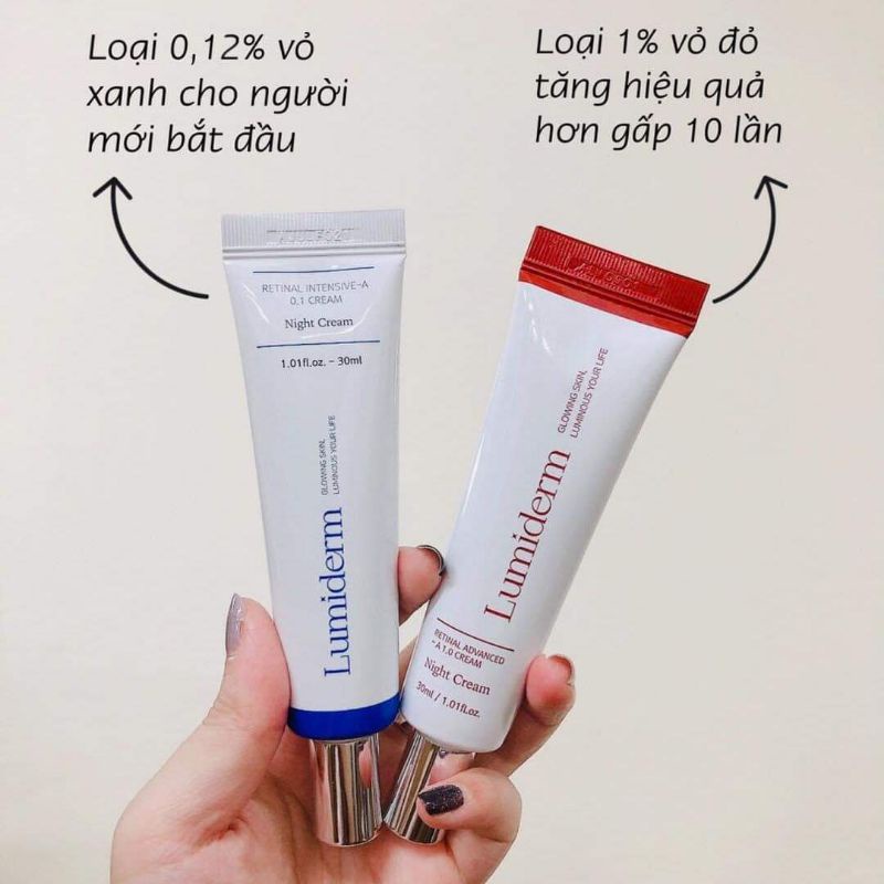 Kem Retinal Đỏ 1% lumiderm