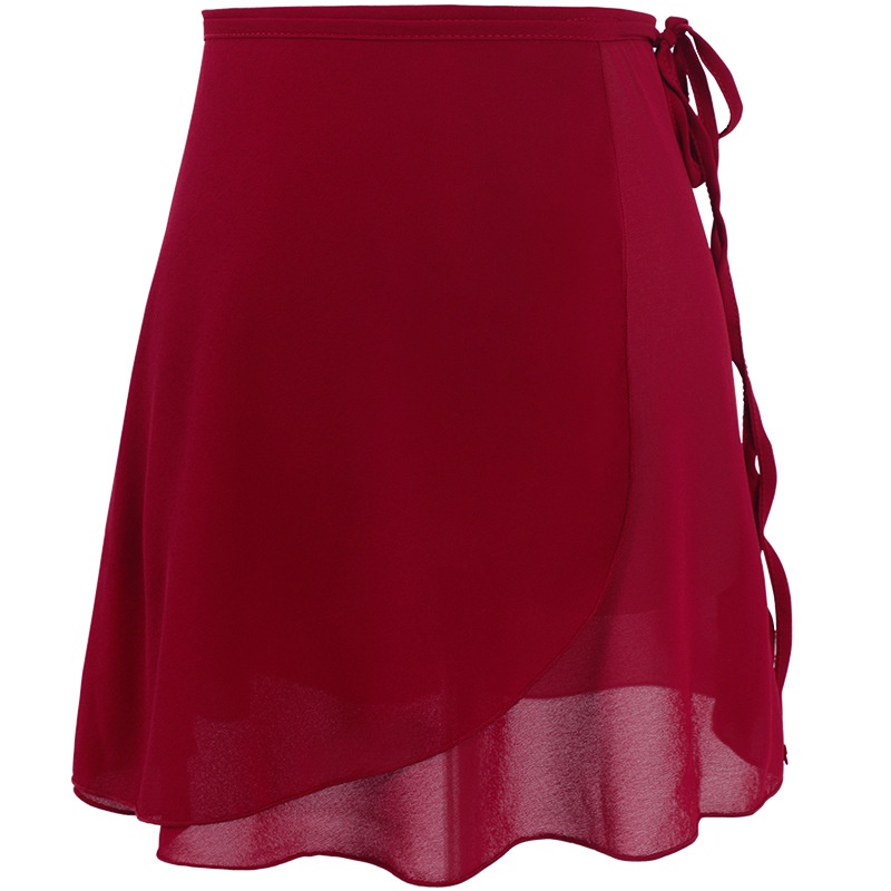 Chân váy múa ba lê bằng vải voan thắt dây thời trang cho nữ