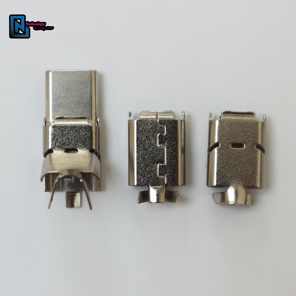 Vỏ Ốp Đầu Type C Lẻ 2 Mảnh Dài 14,5MM 17,5MM 18.7MM 22MM 23,4MM Thích Hợp Làm Dây Handmade