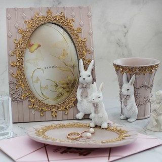 Chỉ tình yêu WEIAI✨Khay đựng trang sức hình chú thỏ đáng yêu