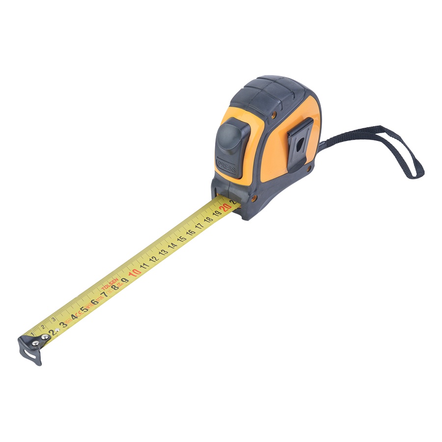 3-10M Thước cuộn tự động TOLSEN 36012 36013 36014 36015 36016 thước kéo thép nền vàng công nghiệp vỏ nhựa ABS