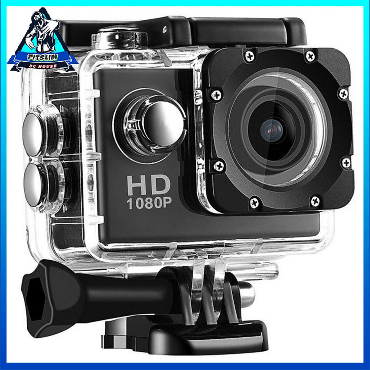 Camera thể thao Camera hành trình ngoài trời 1080P Camera lái xe 2.0 inch