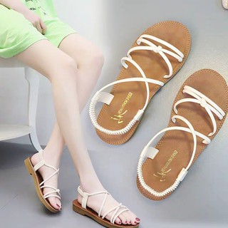 Giày Sandal Chiến Binh Cổ Thấp Đế Gấu