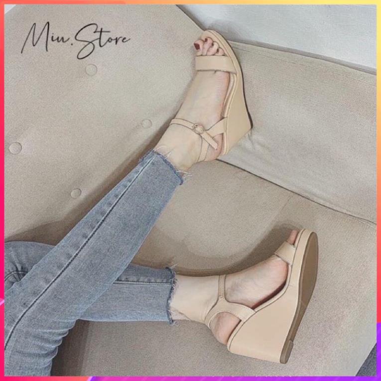 Sandal cao gót nữ đế xuồng hàng xuất xịn VNXK, xăng đan nữ đế bằng nhẹ êm dễ phối đồ nữ đi làm,đi chơi,hàng chuẩn loại 1