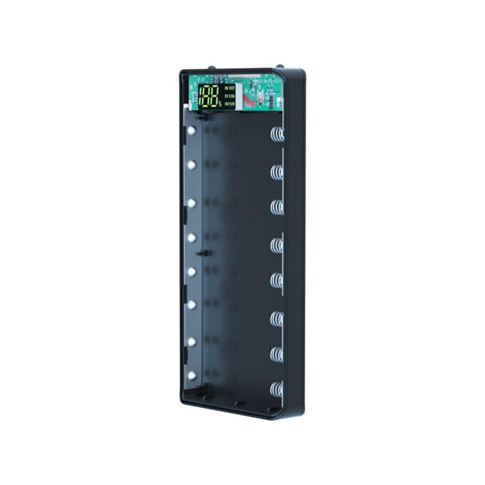 MYRONGVN Pin Sạc Dự Phòng 8 X 18650 Hai Cổng USB Có Đèn LED Giá Đỡ