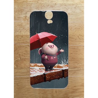 Ốp Lưng HTC One E9 / E9 Plus  (Dẻo) - Hình Gấu Thỏ Heo