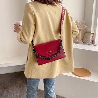 Túi C.K Đỏ Kèm 2 Bộ Dây Size 23x17cm