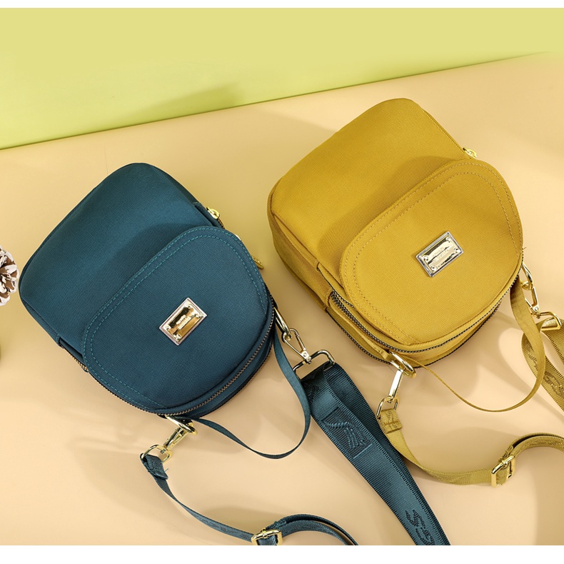 Túi Đeo Chéo Cỡ Lớn Bằng Nylon Chống Nước Thời Trang Cho Nữ