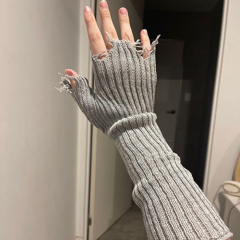 VANES1 Găng Tay Giữ Ấm Hở Ngón Phong Cách Cổ Điển Cá Tính Dành Cho Nam