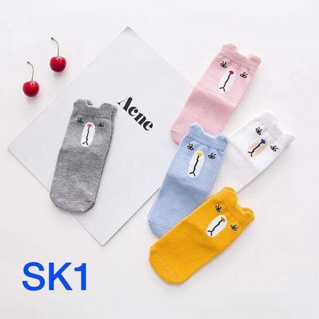 Set tất hình thú cho bé 1-3Y