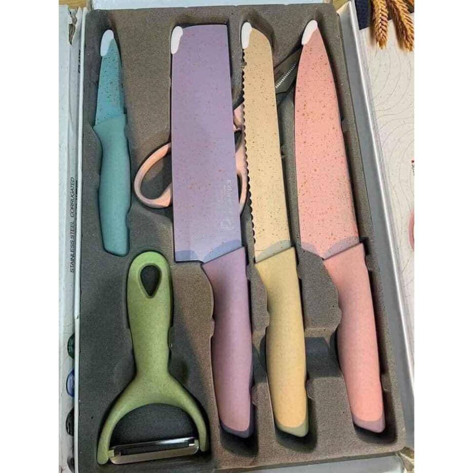 [FREESHIP❤️] BỘ DAO LÚA MẠCH 6 MÓN EVERICH HOT 2022