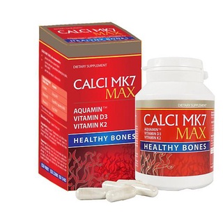 Calci MK7 Max - Viên uống bổ sung canxi tảo đỏ tự nhiên, vitamin D3, MK7 hộp 60 viên